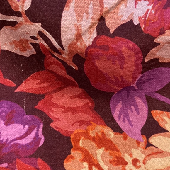 EN SAISON Women’s Floral Sweetheart neckline Long Sleeve Crop Top Size XS - Picture 8 of 9